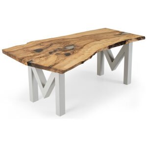 Custom Epoxy Ash Table I Live Edge Table I Epoxy River Table I Epoxy Resin Dining Table I Epoxy Resin Coffee Table I Single Slab Wood Table