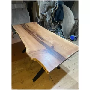PLATE-TREE, Solid wood table, epoxy table, walnut table, ash tree table, live edge table
